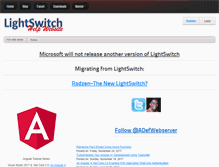 Tablet Screenshot of lightswitch.adefwebserver.com